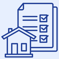 House with documents 