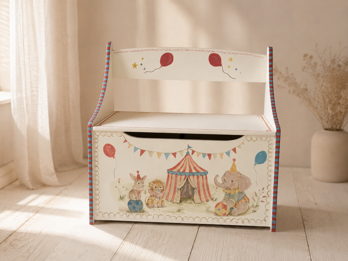 Speelgoedbankje Circus - pre loved