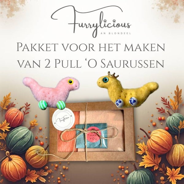 DIY Pakket voor 2 Pull 'O Saurussen