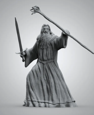 Gandalf the grey statue