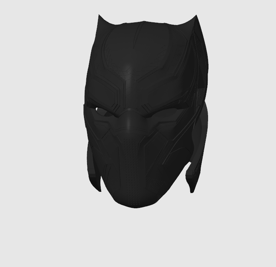Black panter helmet