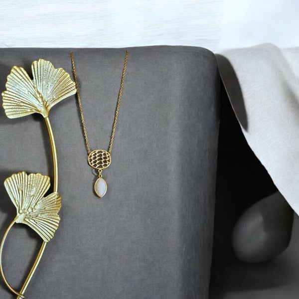 Collier "lune mystique"