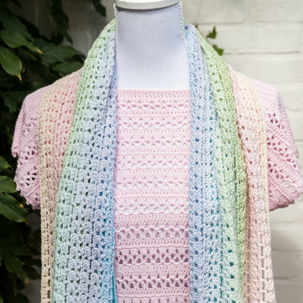 Haakpatroon zomerdroom omslagdoek