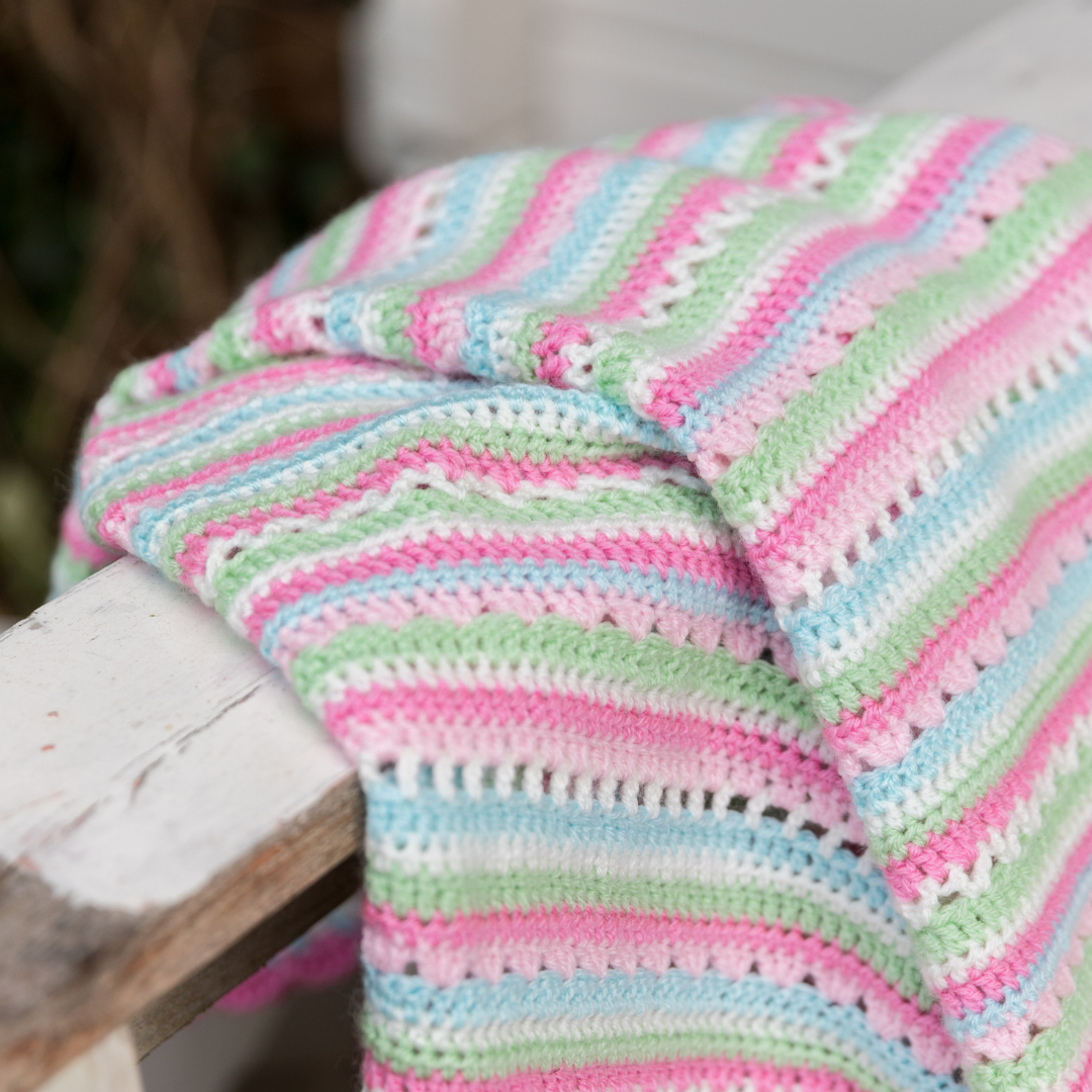 Haakpatroon girls &boys blanket