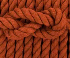 Cotton eco rope/ Roestig rood