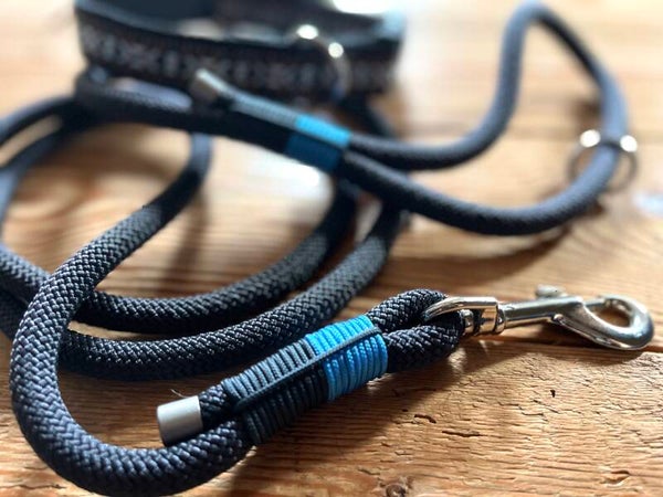 Halsband & Lijn set 'JIKKE' |  touwlijn en halsband