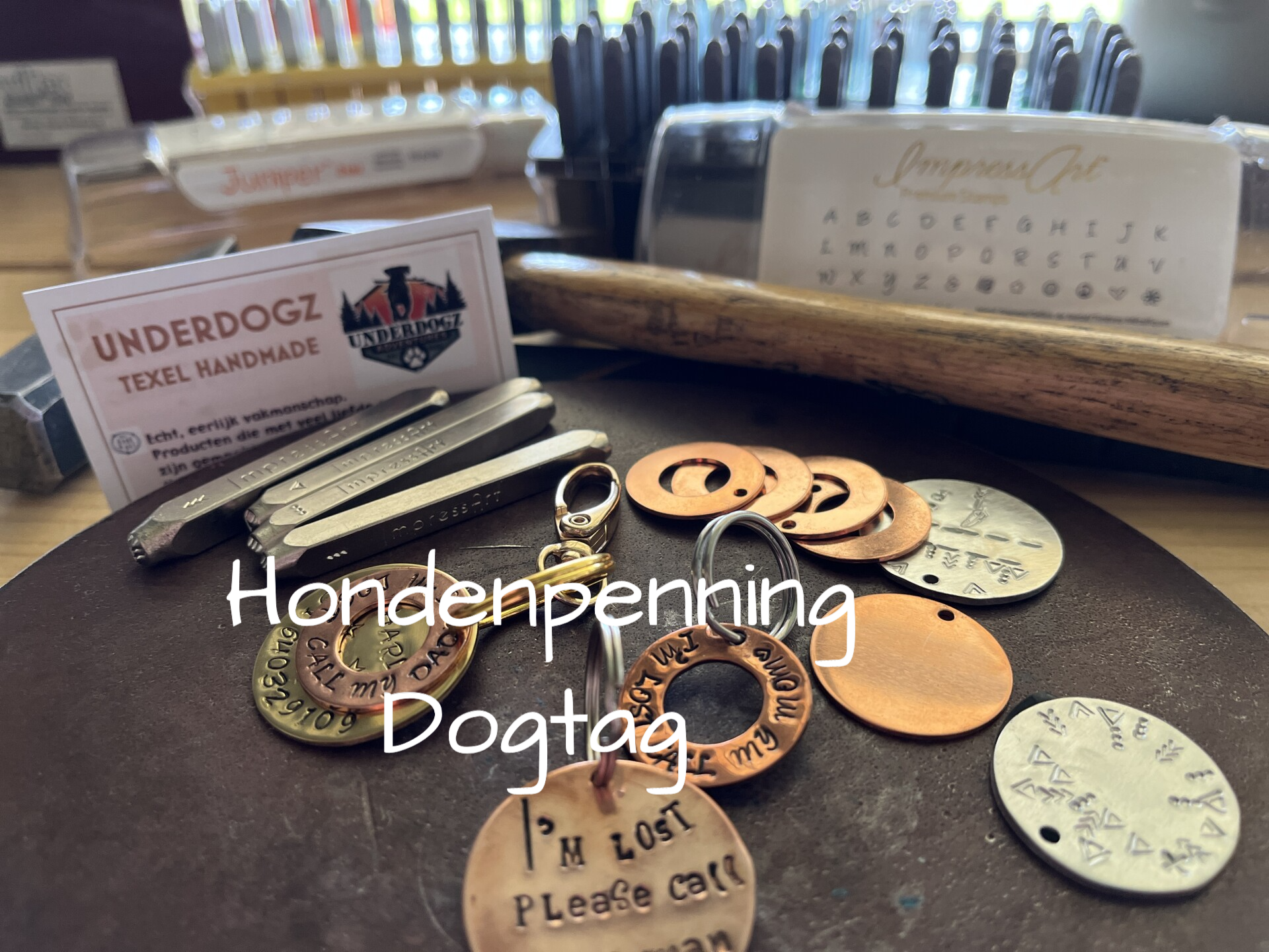 Hondenpenning zelf samenstellen | Honndenwinkel texel