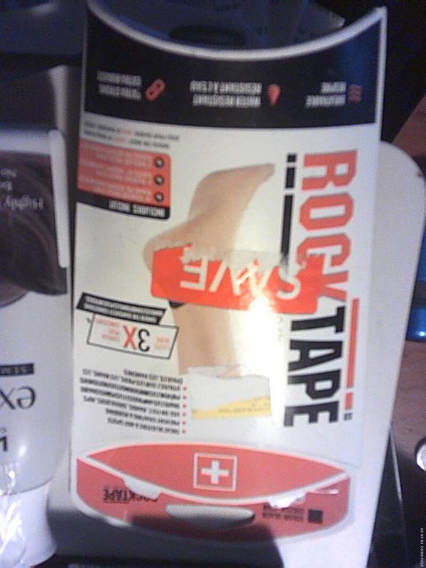 RockTape Kinesiology Tape – 2" x 16.4'  Pain Relief, Circulation Boost & Athletic Support