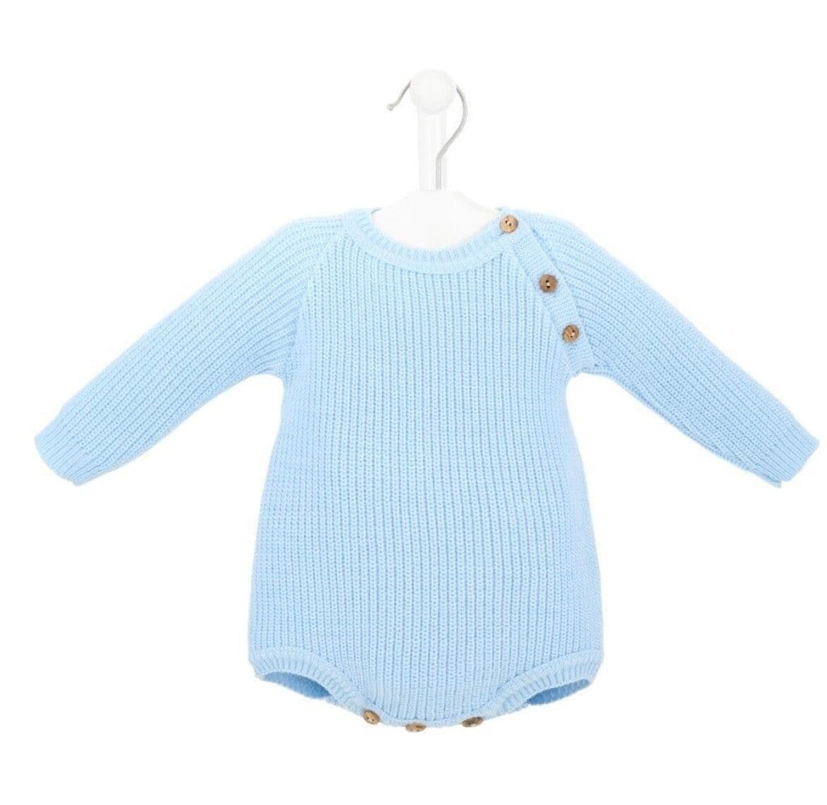 Long sleeved knitted romper