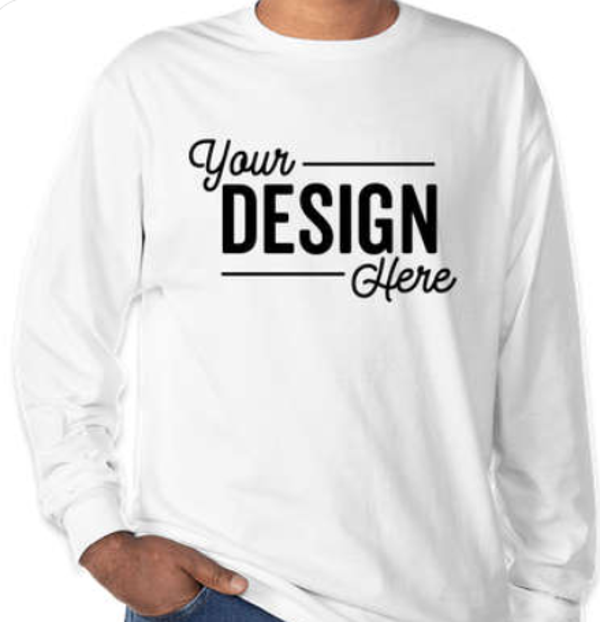 Custom Designed Long Sleeve T-shirt