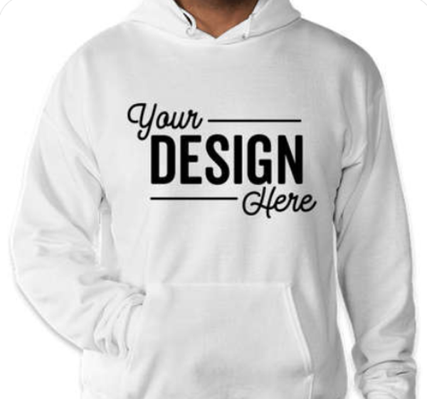 Custom Designed Hanes EcoSmart 50/50 Pullover Hoodie