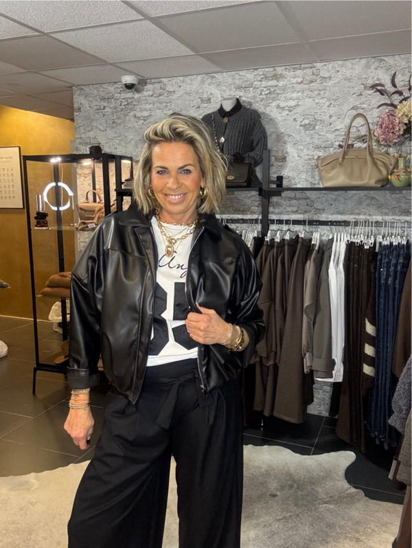 Bomberjack leatherlook Maine