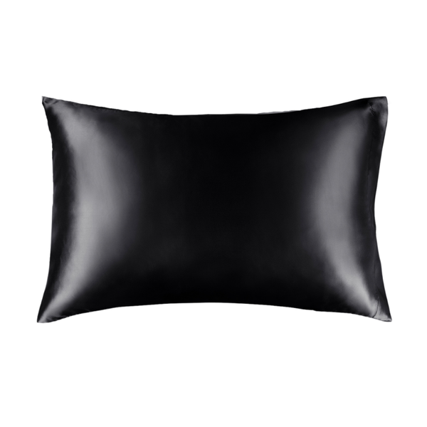 Satijnen kussensloop - Zwart - 60 x 70 cm (standaard)