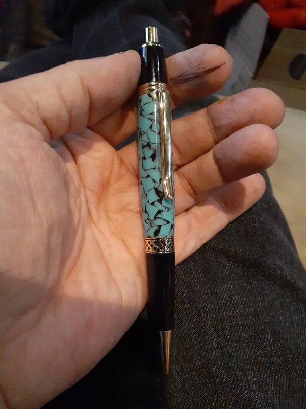 Mesa turquoise pen.