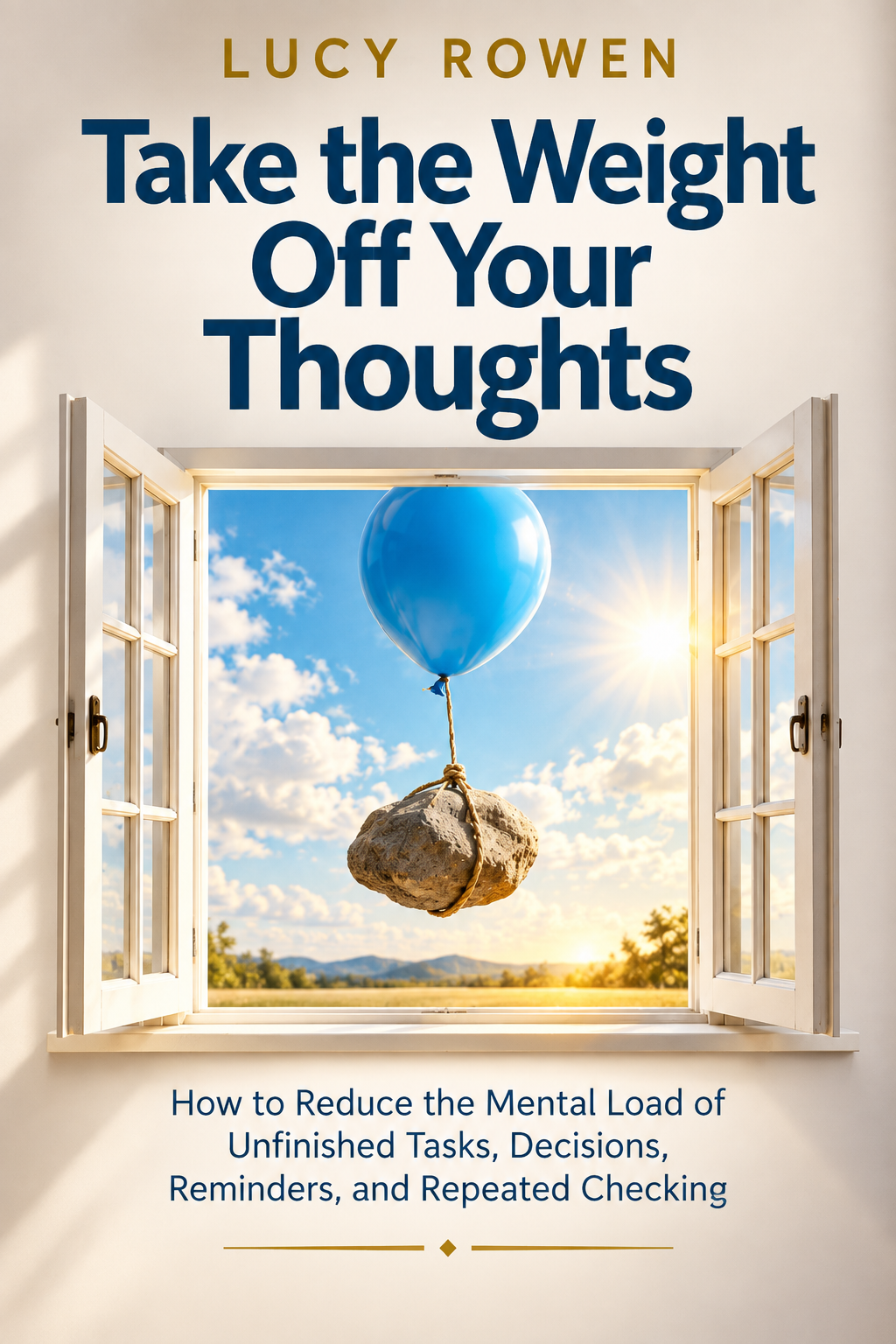Take the weight off your thoughts by Lucy Rowen book cover