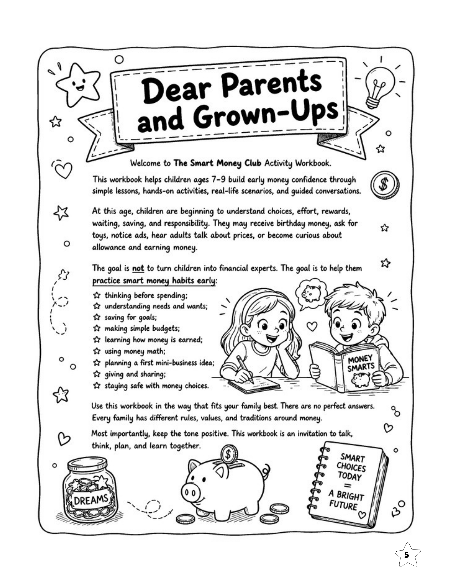 Smart Money Detectives guide for parents and grown-ups