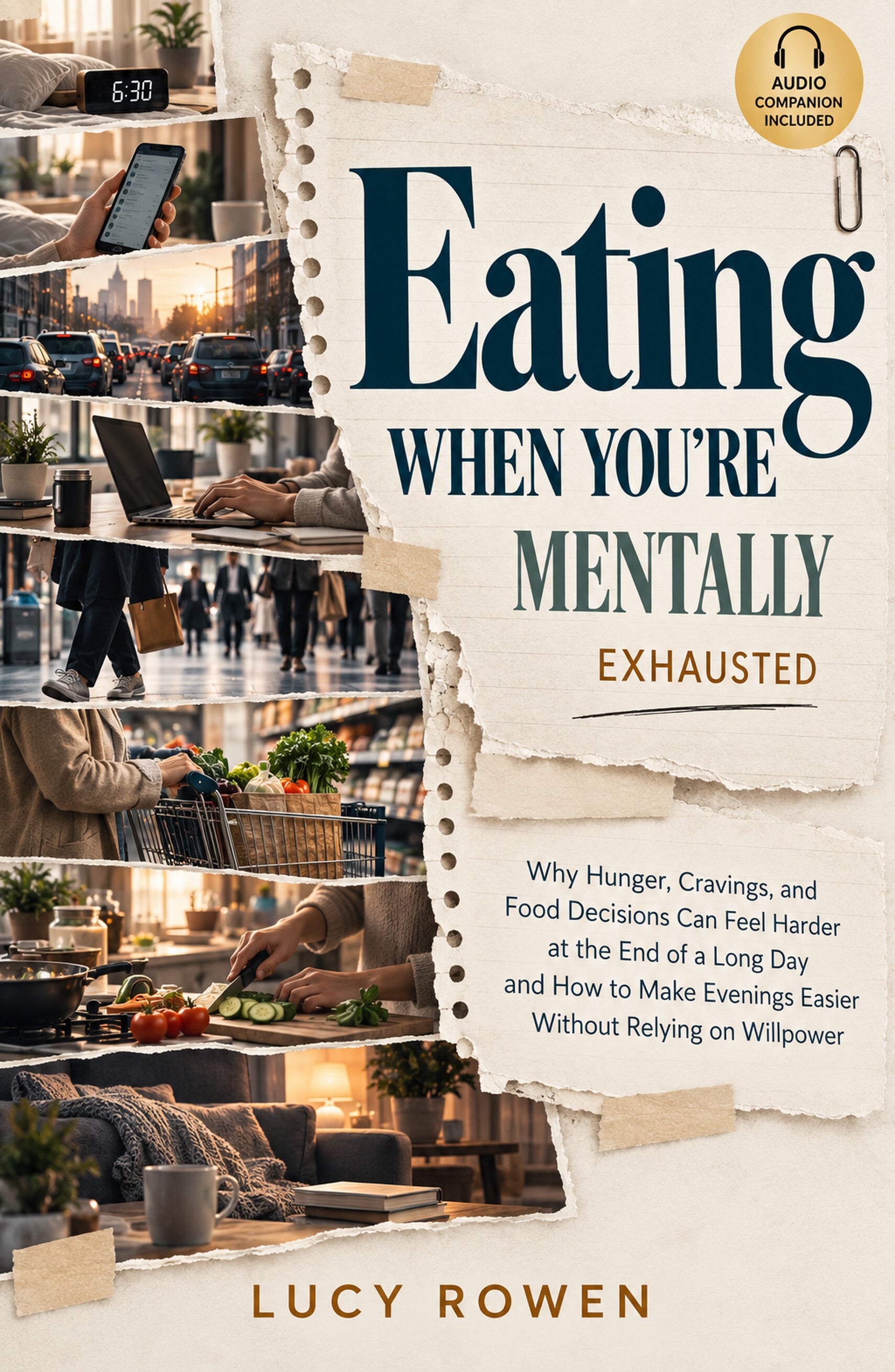Eating when you're mentally exhausted by Lucy Rowen Book Cover