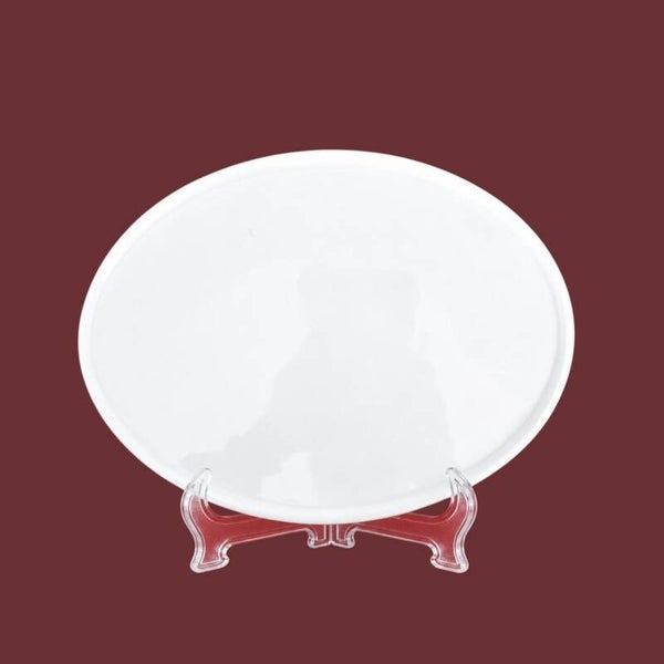 Porzellan Bildplatte oval 24 cm | zum Bemalen | limitiert