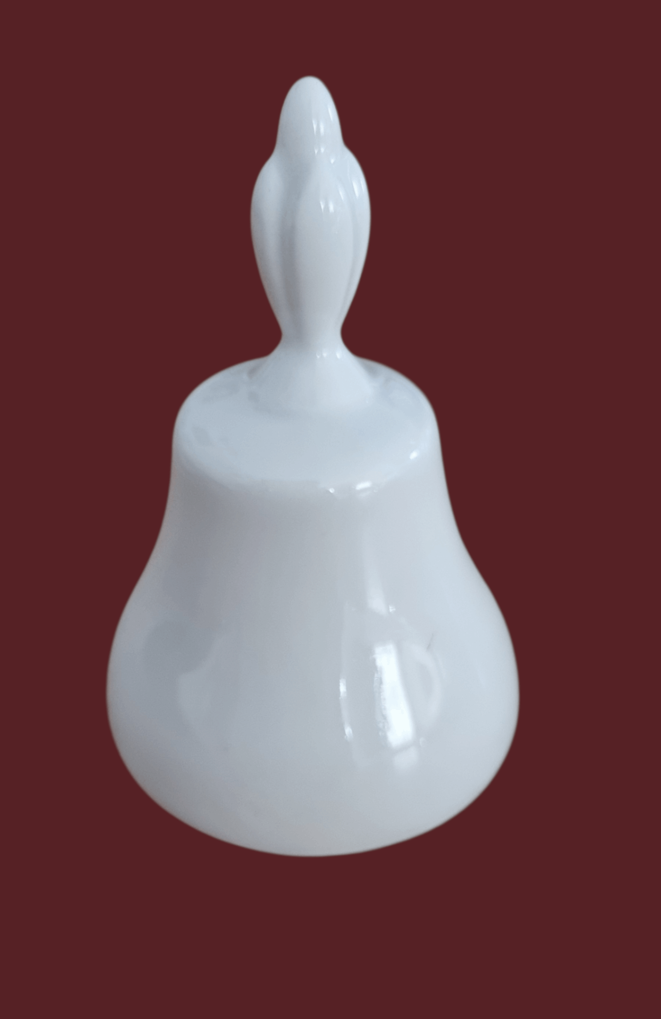 Porzellan Tischglocke 7,5 cm | weiß | Einzelstück
