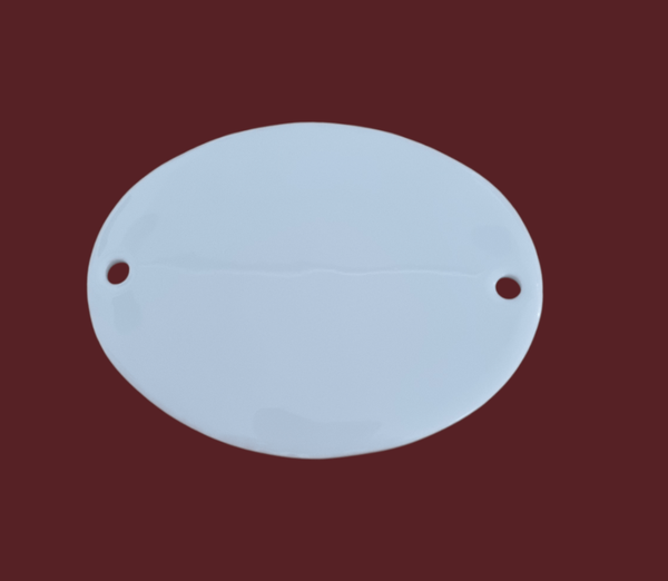 Porzellan Türschild klein 10 cm | zum Bemalen | limitiert