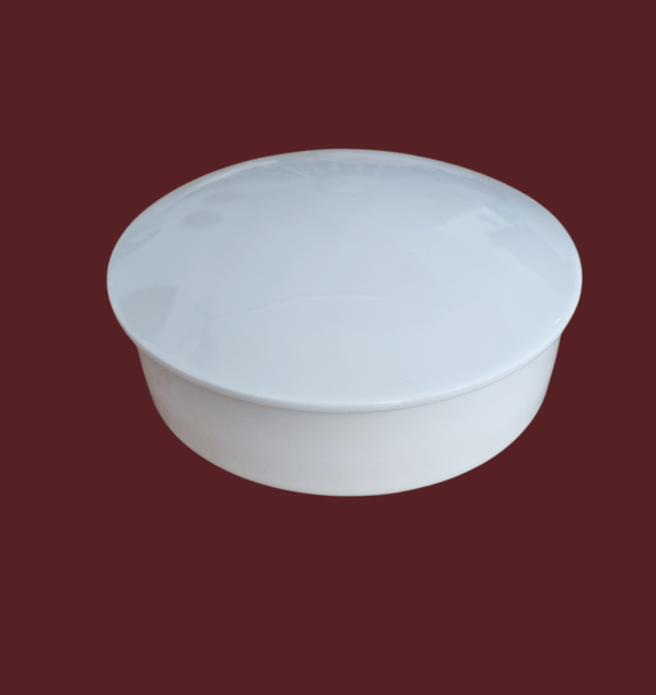 Porzellandose weiss Ø 11 cm – schlichte Dose zum Bemalen | limitierter Bestand