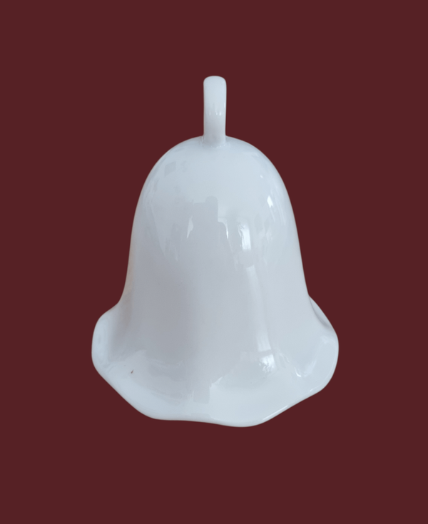 Weisse Porzellanglocke 7–8 cm | Weihnachtsdeko