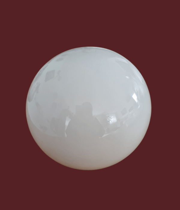 Porzellankugel Weiss Ø 32 cm – Weihnachtsschmuck aus Porzellan