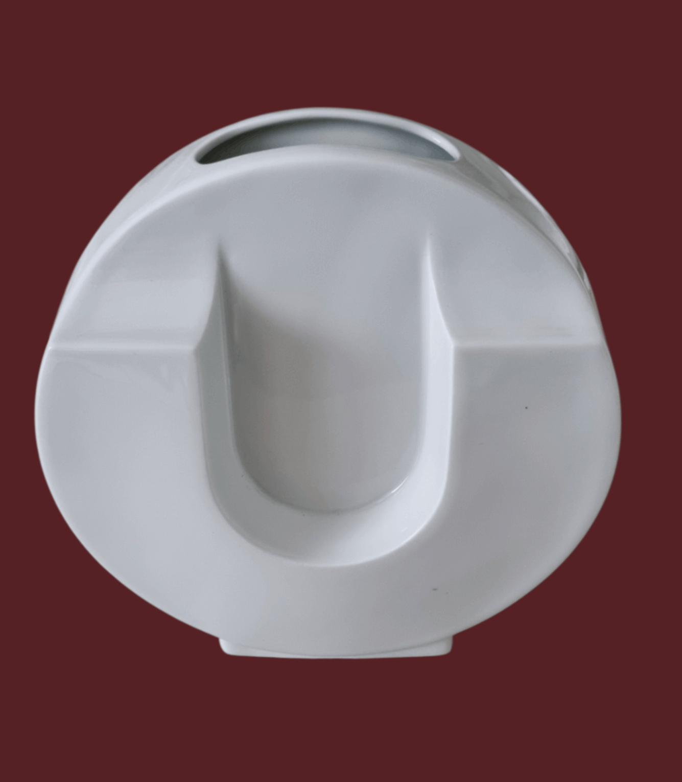 Porzellanvase weiß modern | Design Vase | Einzelstück