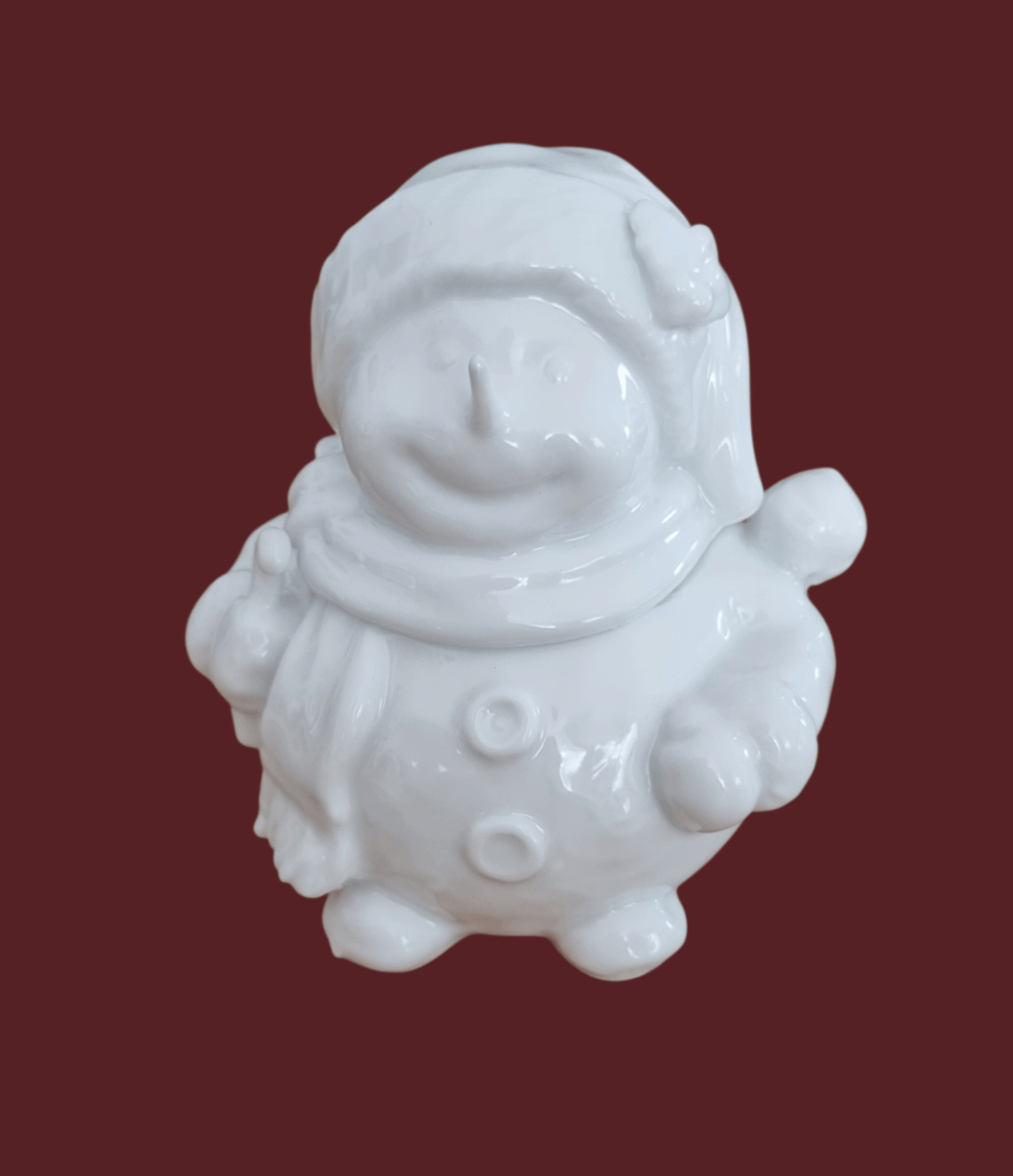 Schneemann Biskuitdose klein