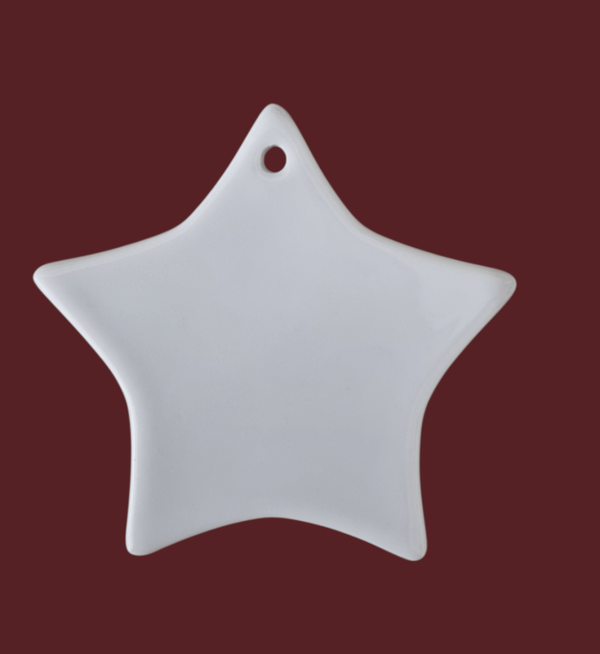 Weisser Porzellanstern 7 cm | limitiert