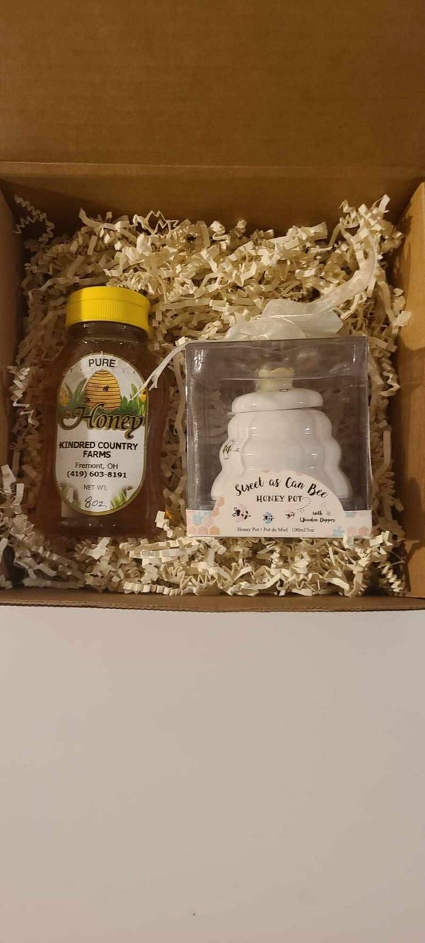 8oz (227g) Raw Honey / Honeypot