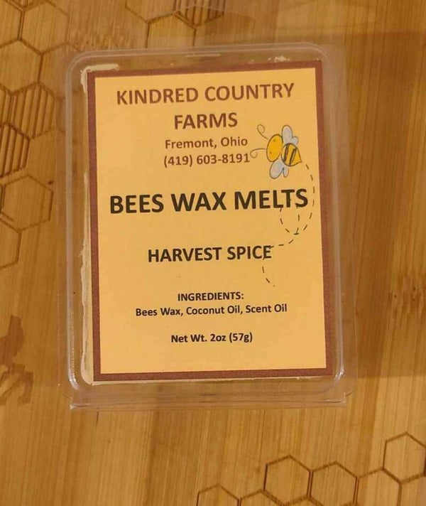 Bees Wax Candle - "Harvest Spice" (1 oz/28g)