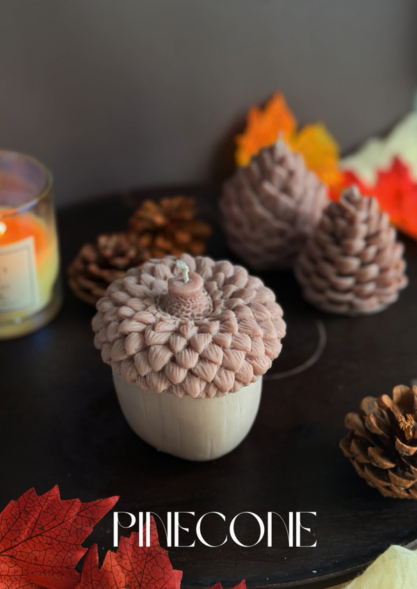 Pinecone Candle