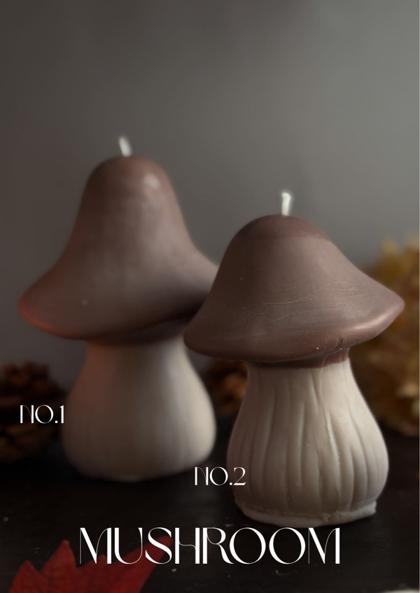 Mushroom Candle