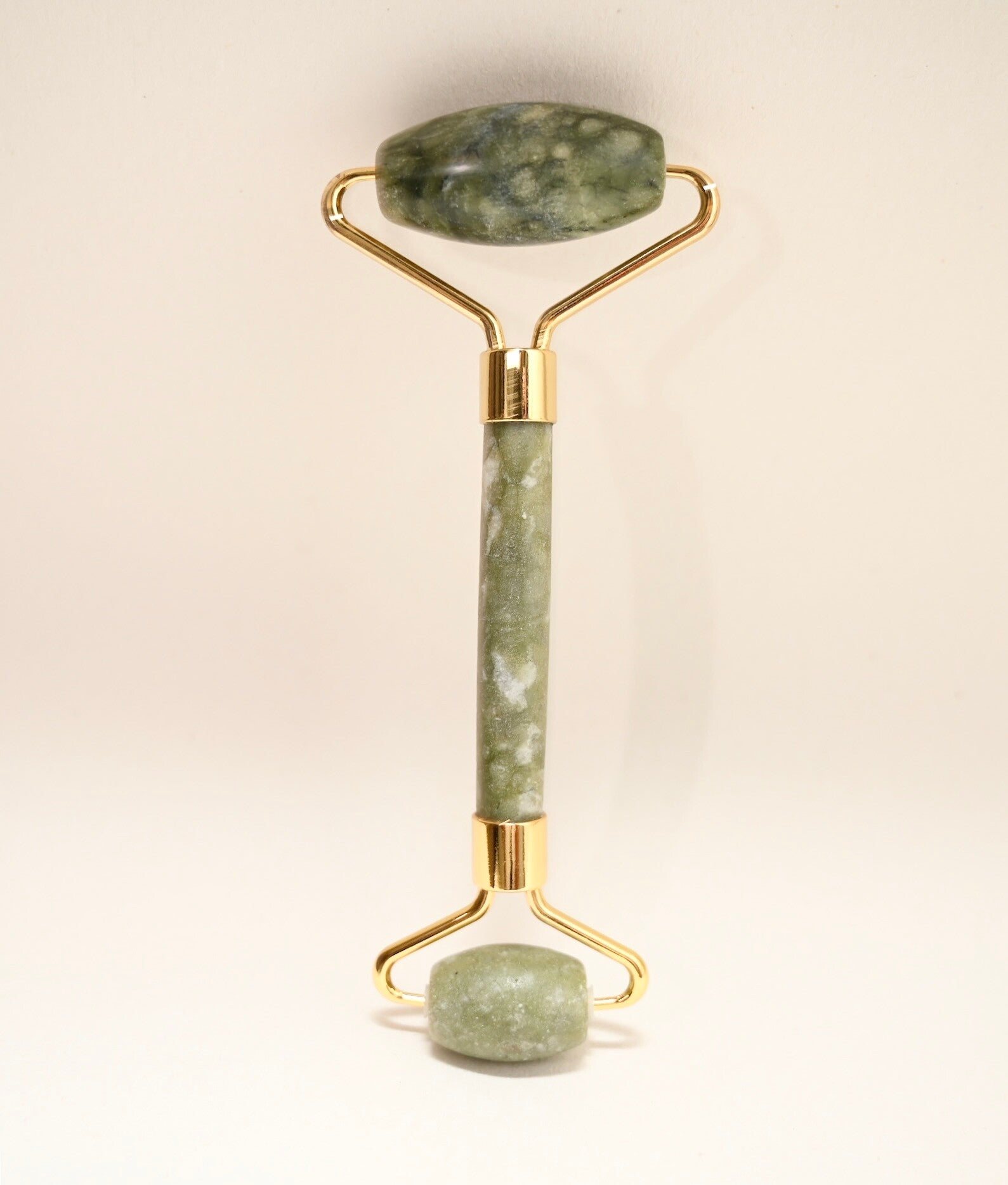 Glamza Double Sided Jade Massage Roller for Face Neck