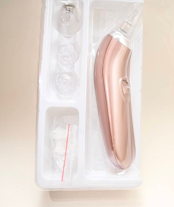 Glamza Blackhead Remover Pore Nose Sucker Pimple Skin Acne Face Cleaner Vacuum for Effective Skin Care