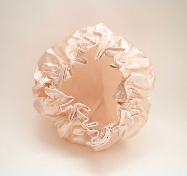 Glamza Luxury Shower Cap for Women Reusable Waterproof Gold
