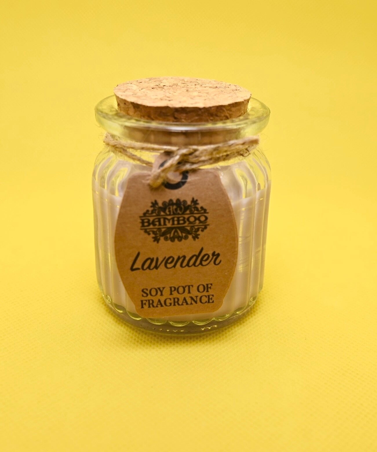 Lavender Soy Pot of Fragrance Candle - Aromatic Home Decor Item for Relaxation