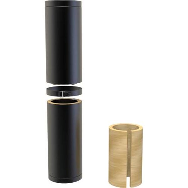 125mm TW 350-500mm Adjustable Length Black - 015