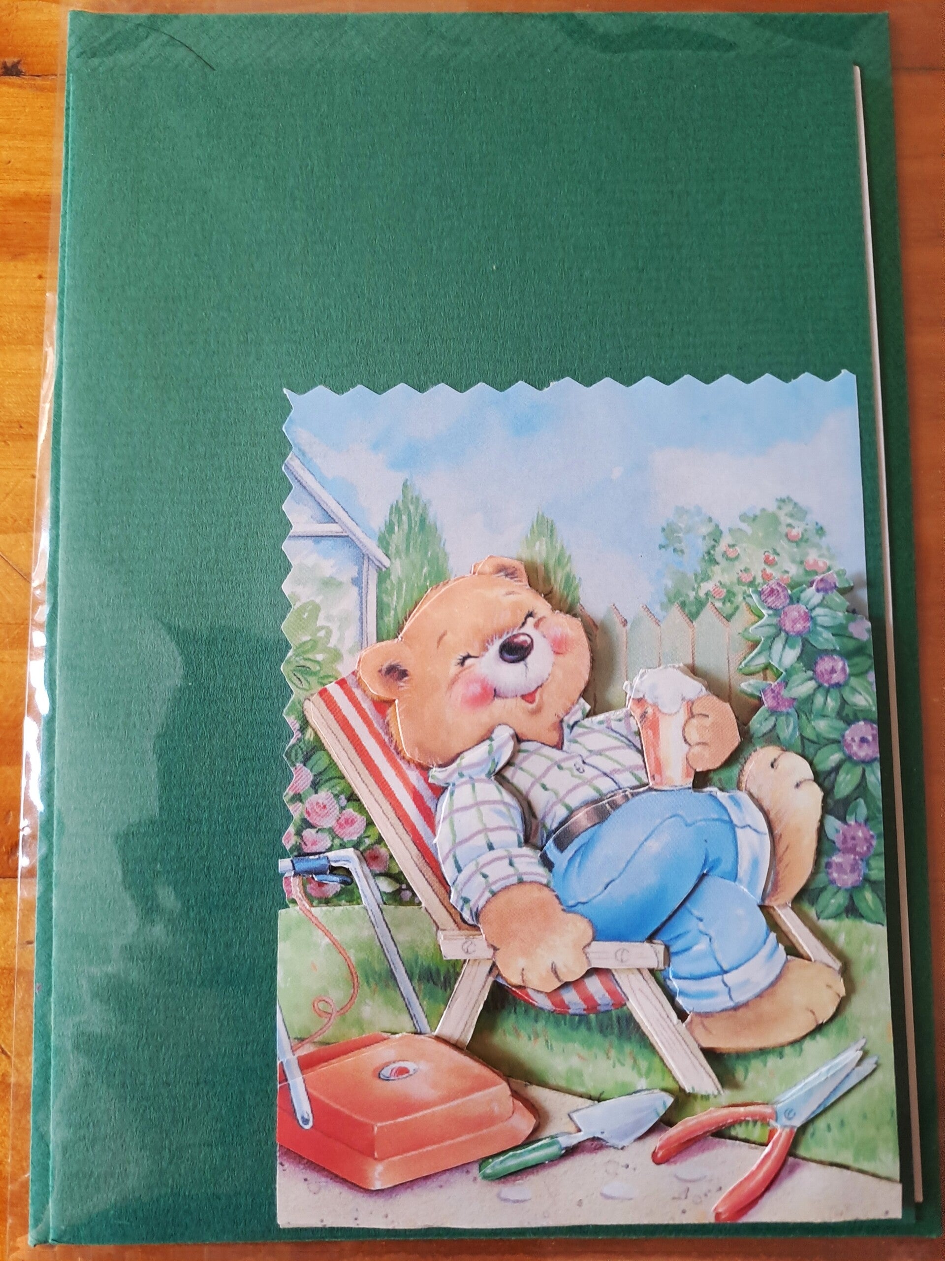 Blanko Karte "Gartenpause"