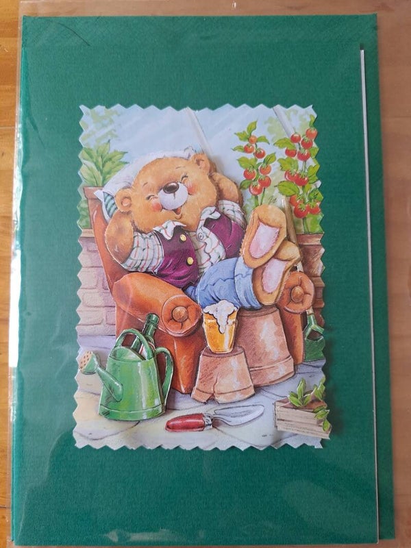 Blanko Karte "Gartenruhe"