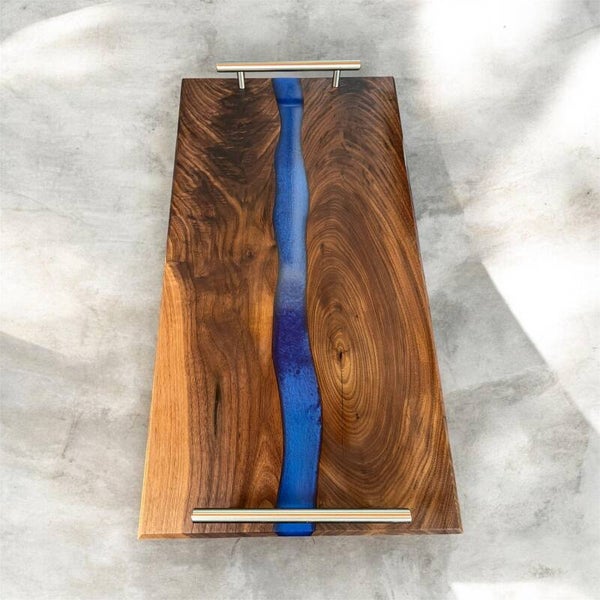 Epoxy River Serving Tray