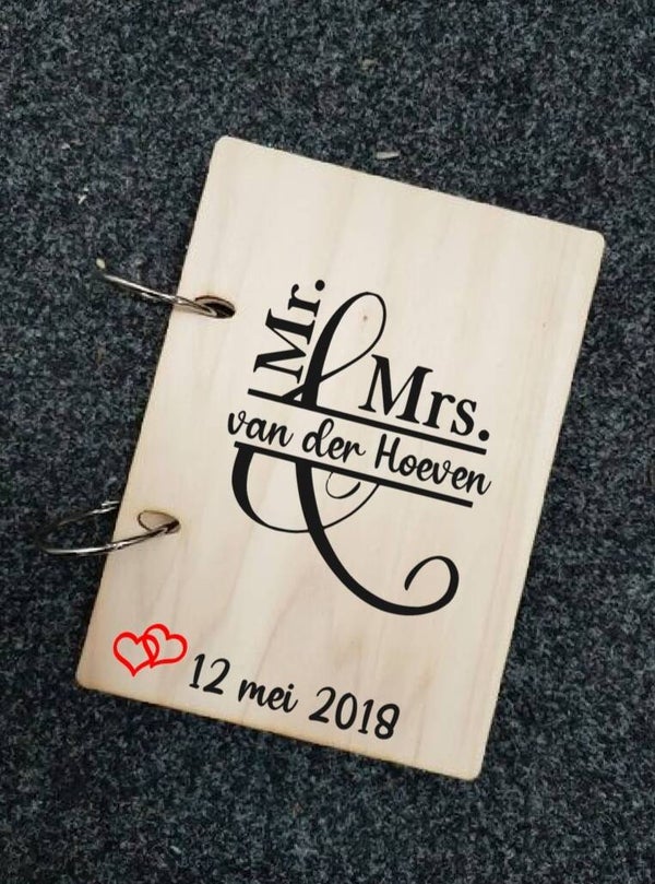 Bewaarbundel trouwkaarten A5