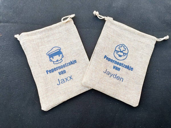 Pepenootzakje met Sint of piet