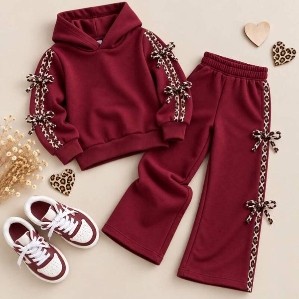 Trendy set strik rood