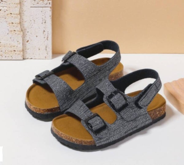 Sandalen donker grijs