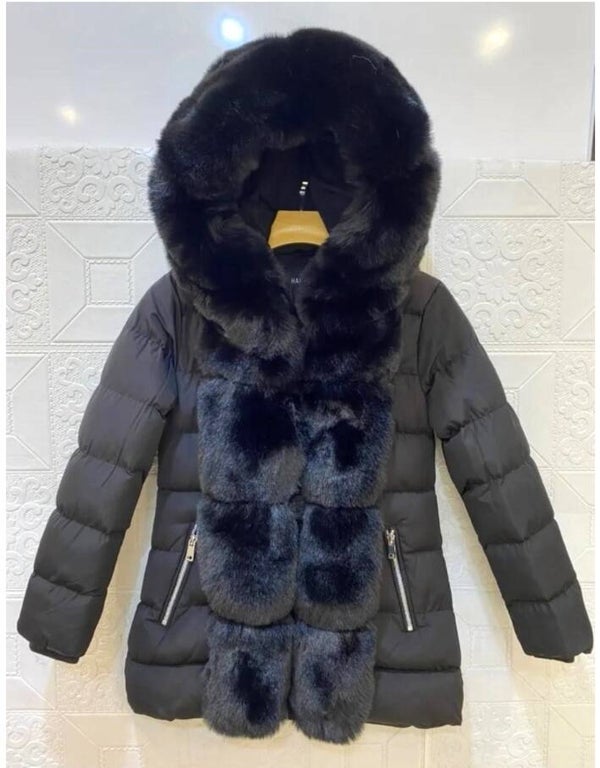 Winterjas zwart