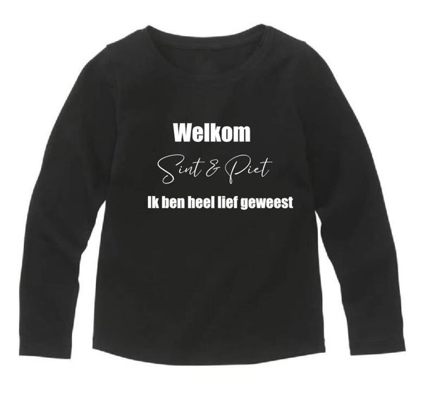 Shirt ik ben lief geweest