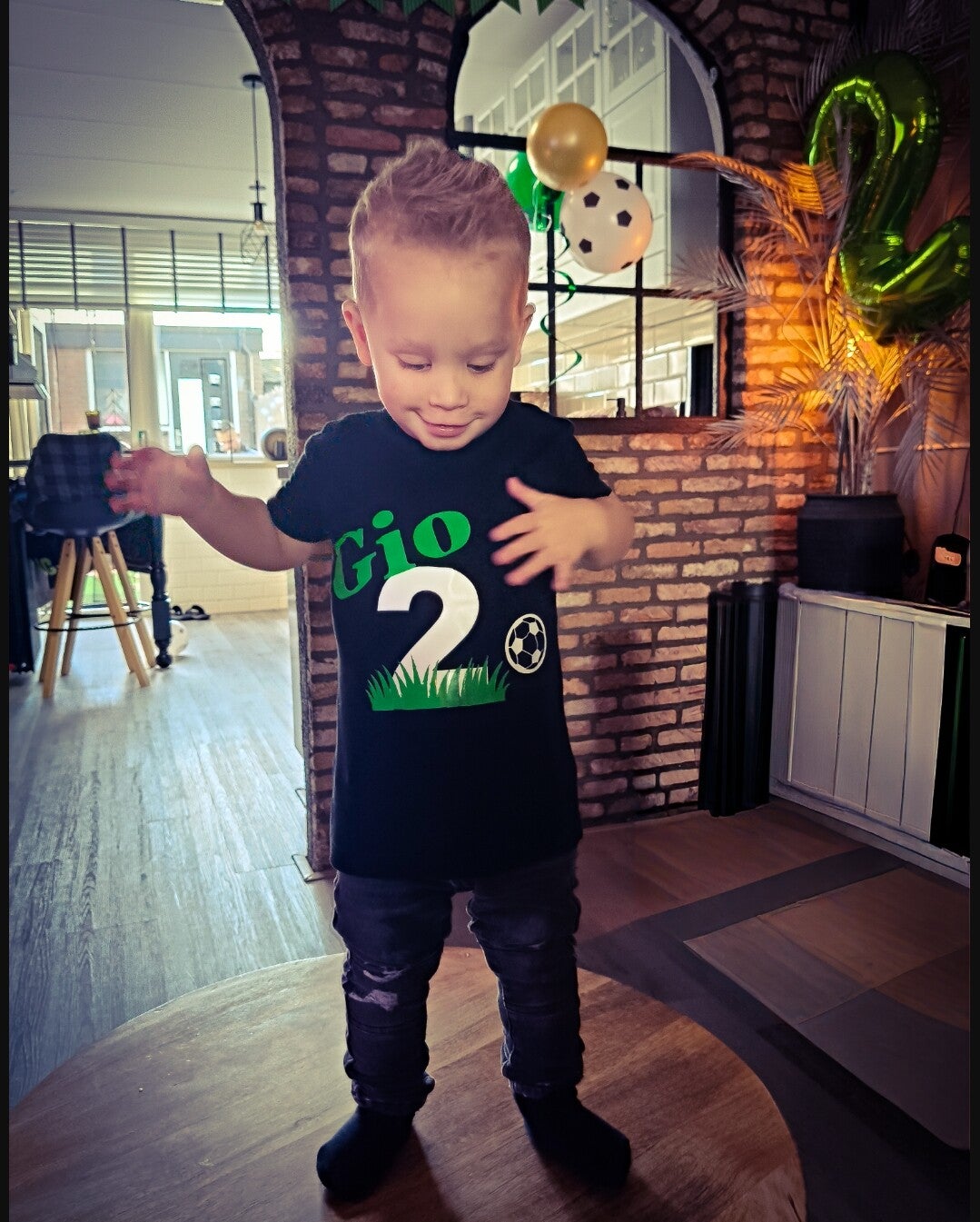 Voetbal verjaardags shirt