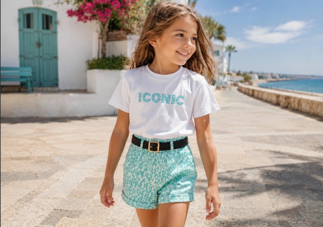 Iconic Leopard Short Set (2-Delig) - Mint
